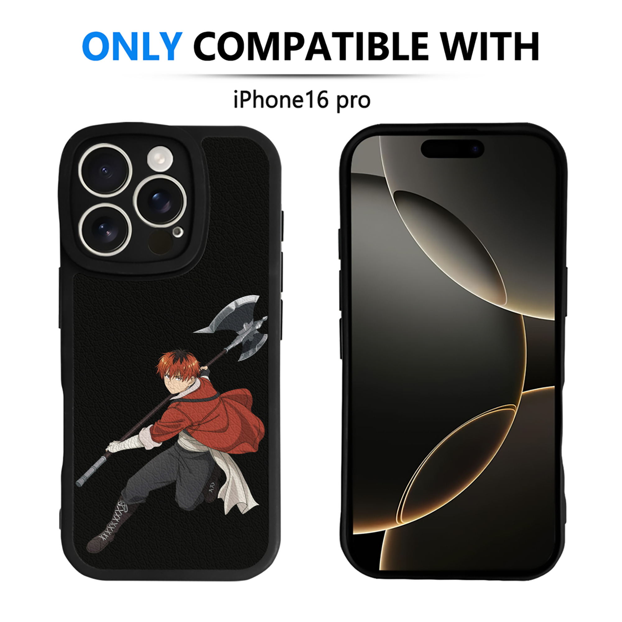 （画像用） 葬送のフリーレン Frieren 【iPhone 16シリーズ対応】シリコンスマホケース（レザー調） 材質：シリコン
